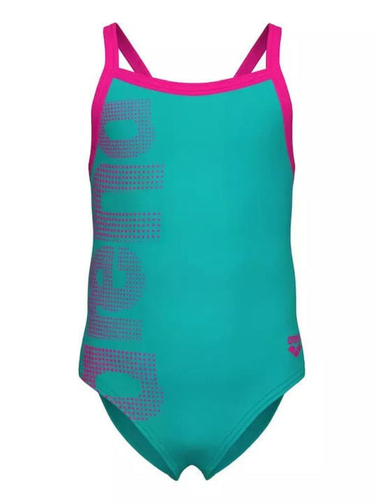 Arena Μαγιό Ολόσωμο Για Κορίτσι - Logo Kids Girl One Piece - 003605-890 - Blue