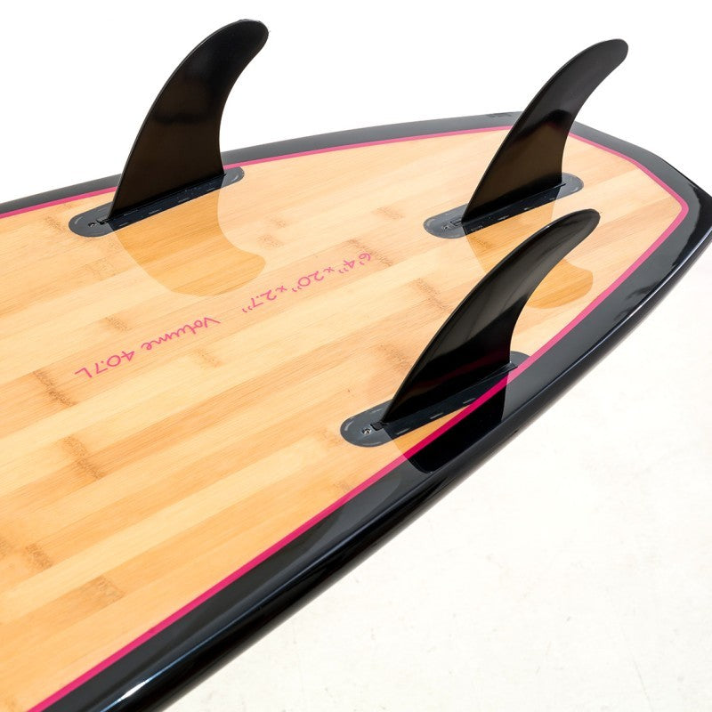SCK Σανίδα Surf Epx Bamboo 6’4'' - 0106-648425 - Black-Ruby