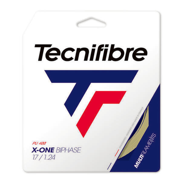Tecnifibre Πλέγμα για Ρακέτα του Τέννις - X-One Biphase - One Biphase 1.24 PU - 01GXO124XN