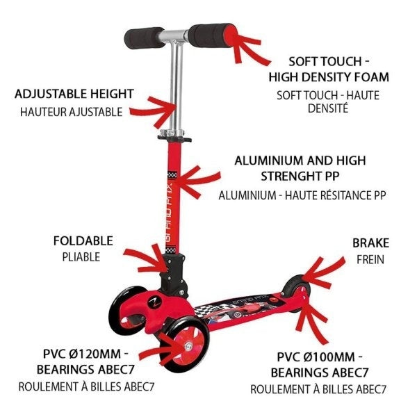 Nextreme Πατίνι - Adventure Kid Grand Prix Scooter Nextreme - Red - 07-432-021