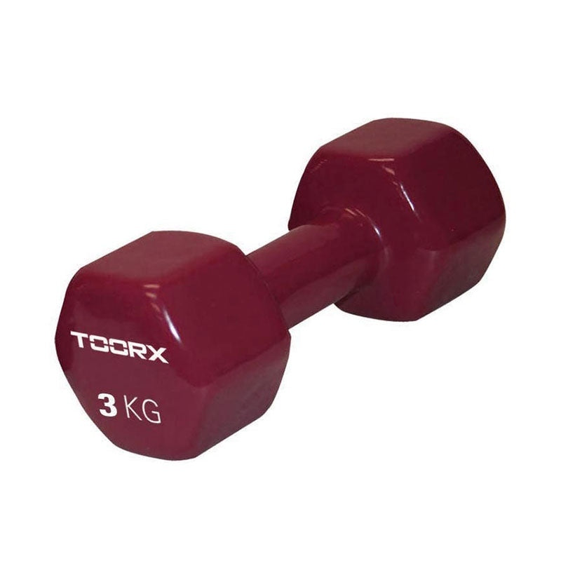 Toorx Βαράκι Χεριού Βινυλίου 3kg - Μπορντό - 10-432-078
