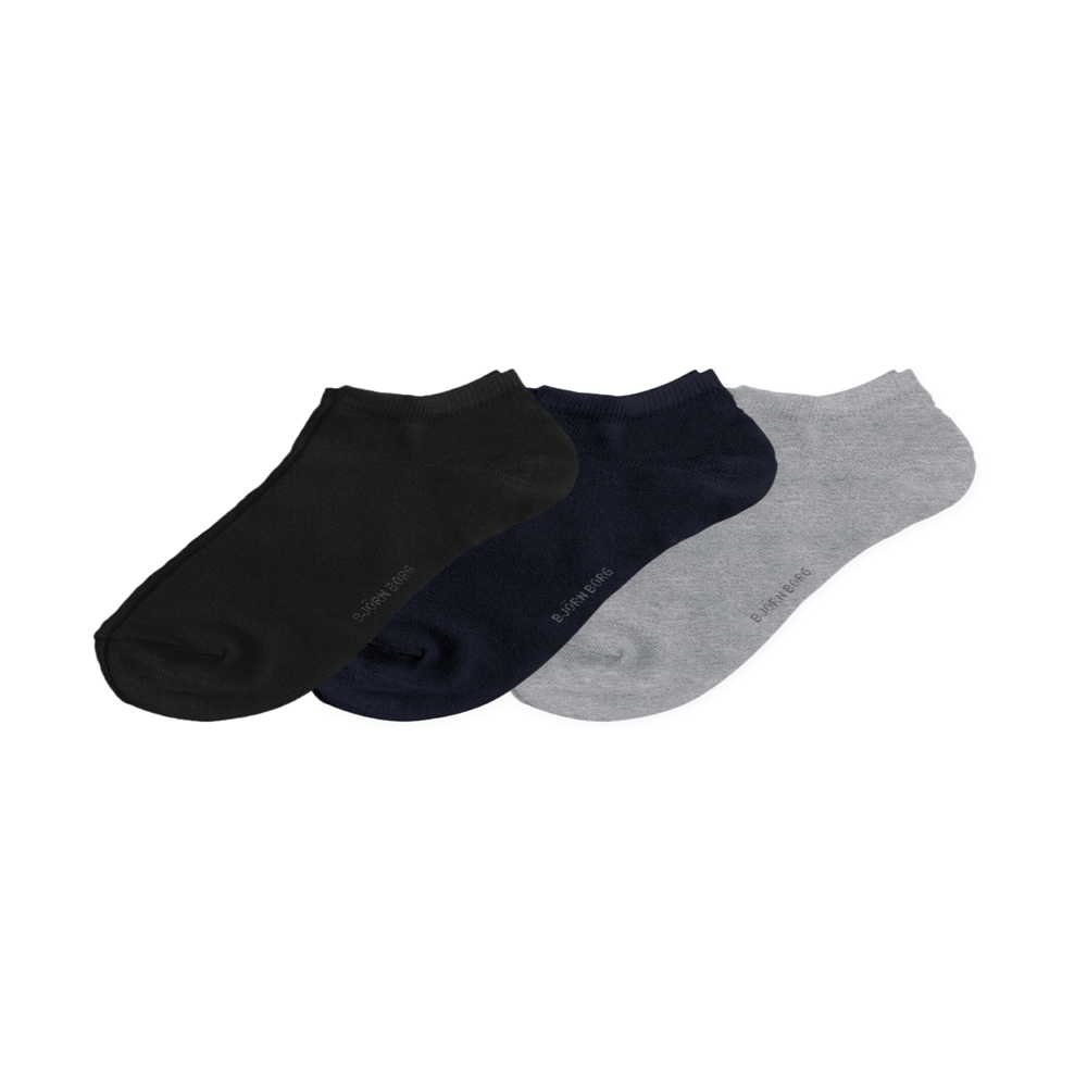 Bjorn Borg Unisex Κάλτσες 3 ζεύγη - Essential Steps 3p - Multicolor