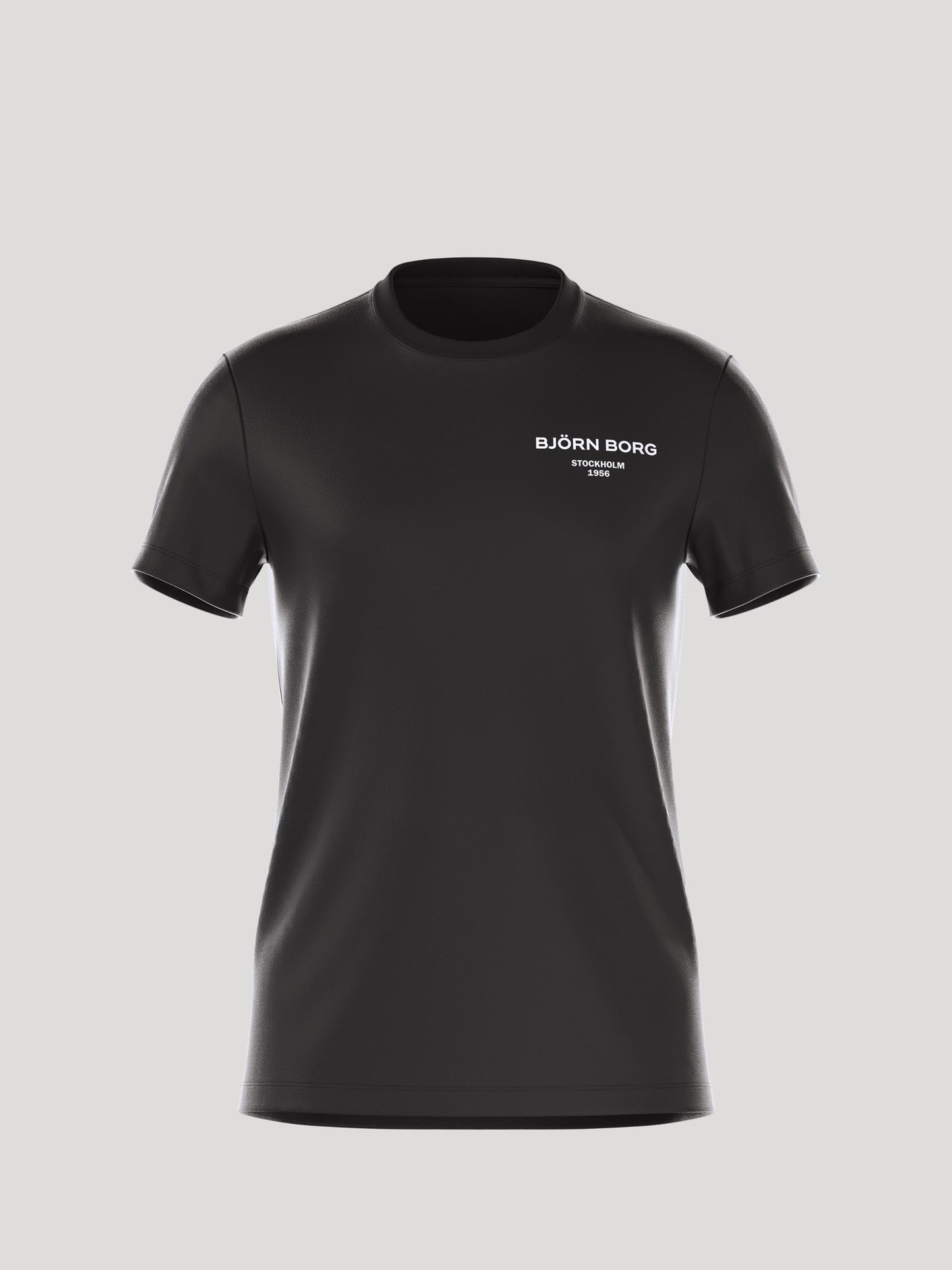 Bjorn Borg Ανδρικό Αθλητικό T-Shirt - Borg Essential T-Shirt - Black Beauty