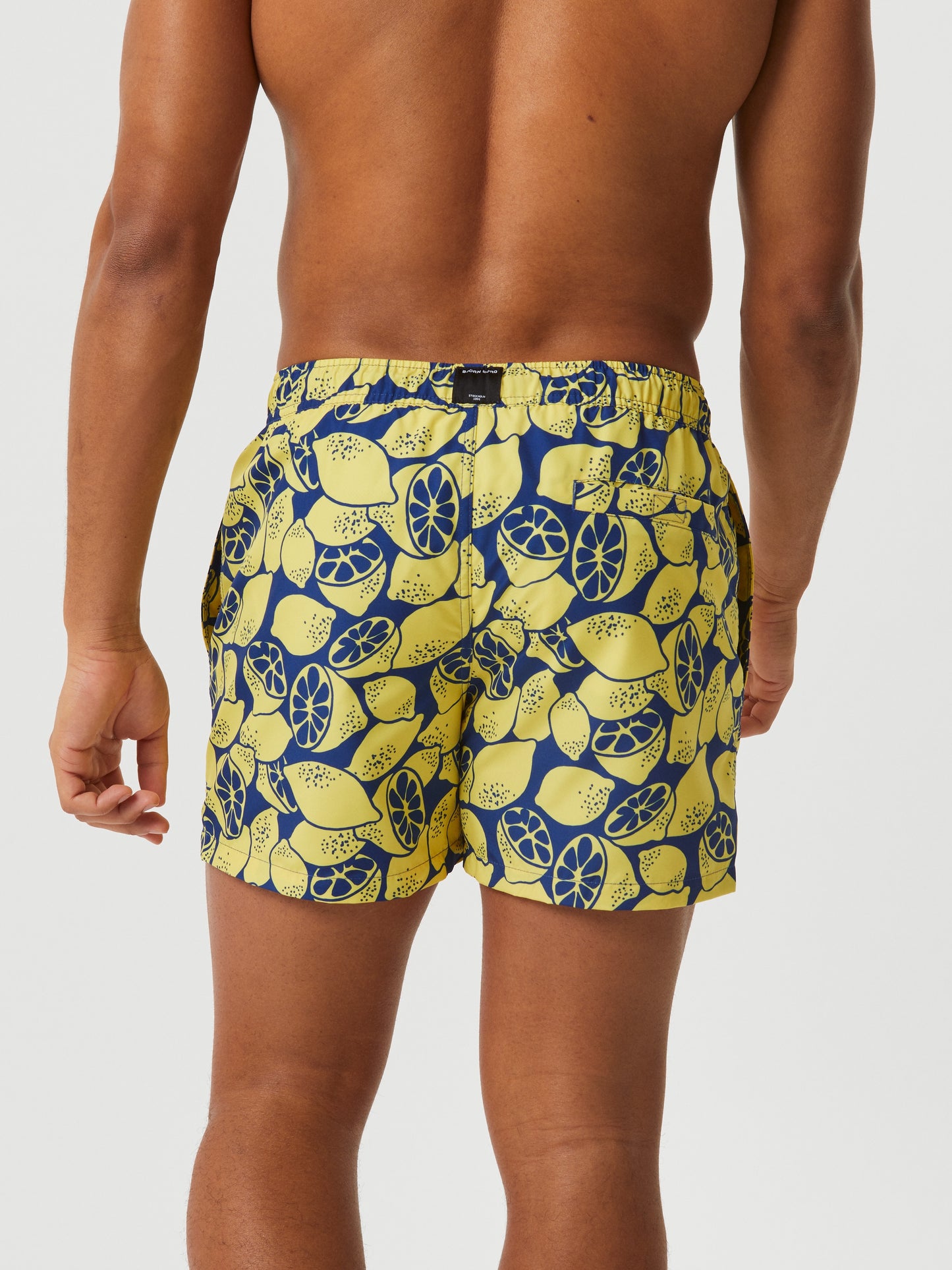 Bjorn Borg Ανδρικό Μαγιό Σόρτς - Borg Print Swim Shorts - Limoncello Big 1