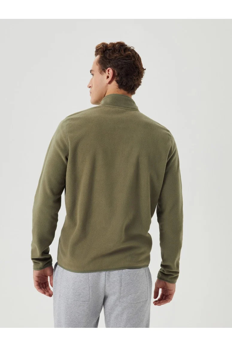 Bjorn Borg Ανδρικό Φούτερ fleece - Borg Half-Zip Fleece - Deep Lichen Green