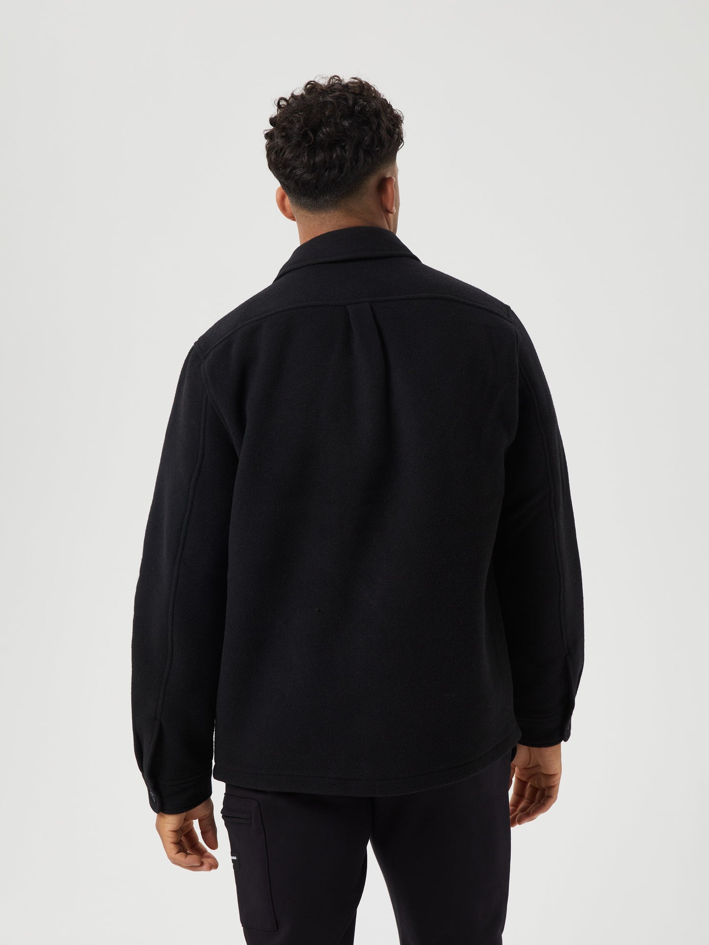 Bjorn Borg Ανδρική Πλεκτή Ζακέτα - Centre Overshirt - Black Beauty