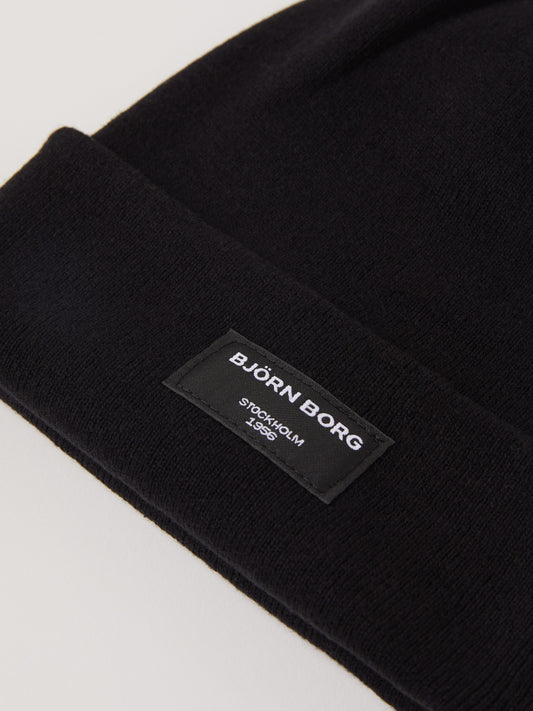 Bjorn Borg Σκούφος - Centre Beanie - Black Beauty