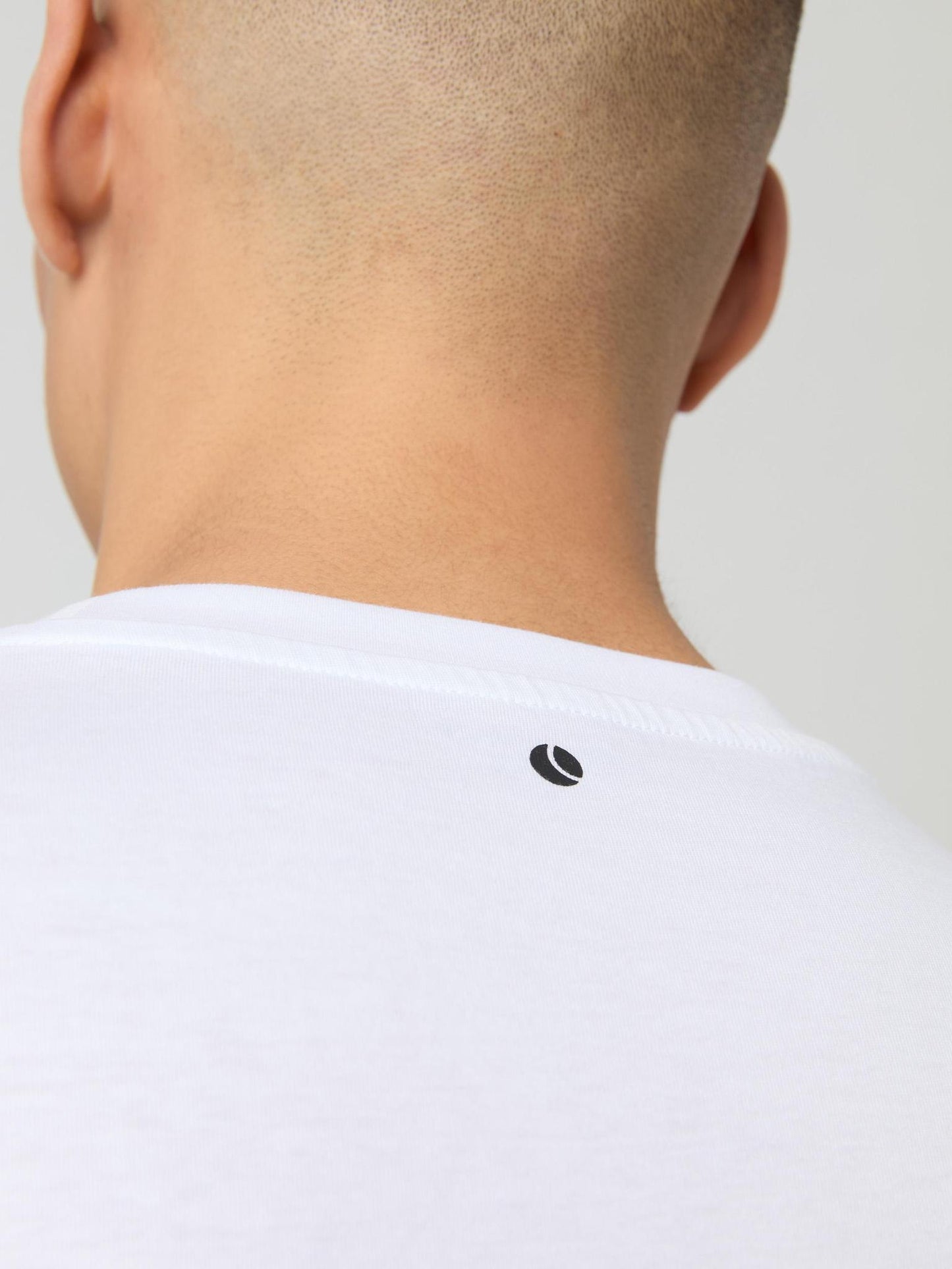 Bjorn Borg Ανδρικό Αθλητικό T-Shirt - Borg Cotton T-Shirt - Brilliant White