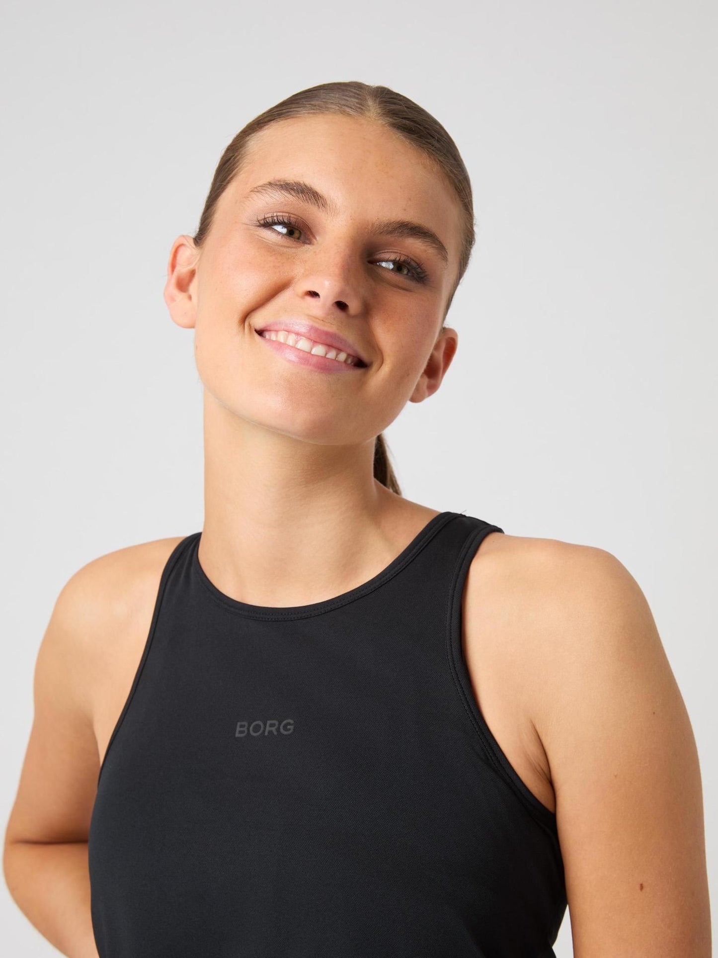 Bjorn Borg Γυναικεία Αμάνικη Αθλητική Μπλούζα - Borg Racerback Tank Top - Black