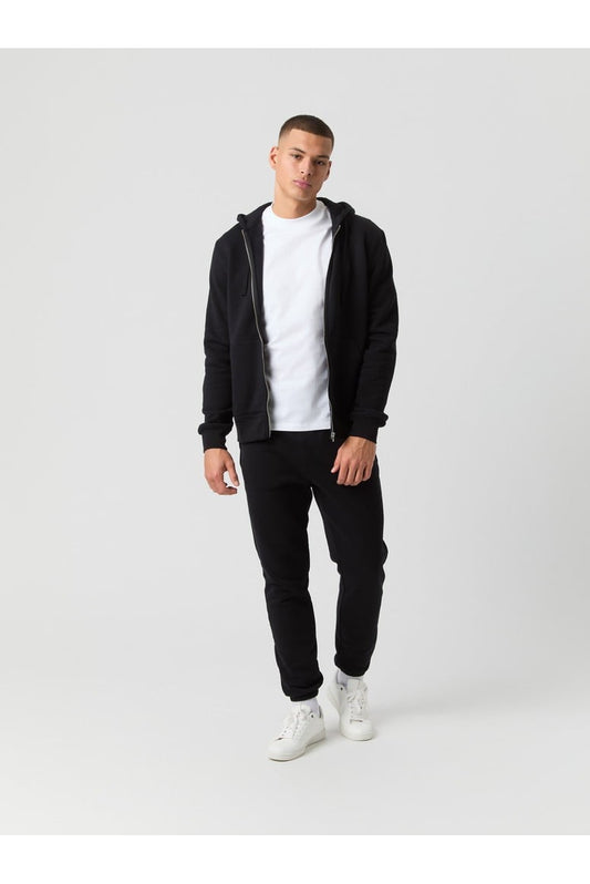 Bjorn Borg Ανδρική Ζακέτα Με Κουκούλα - Centre Zip Hoodie - Black Beauty