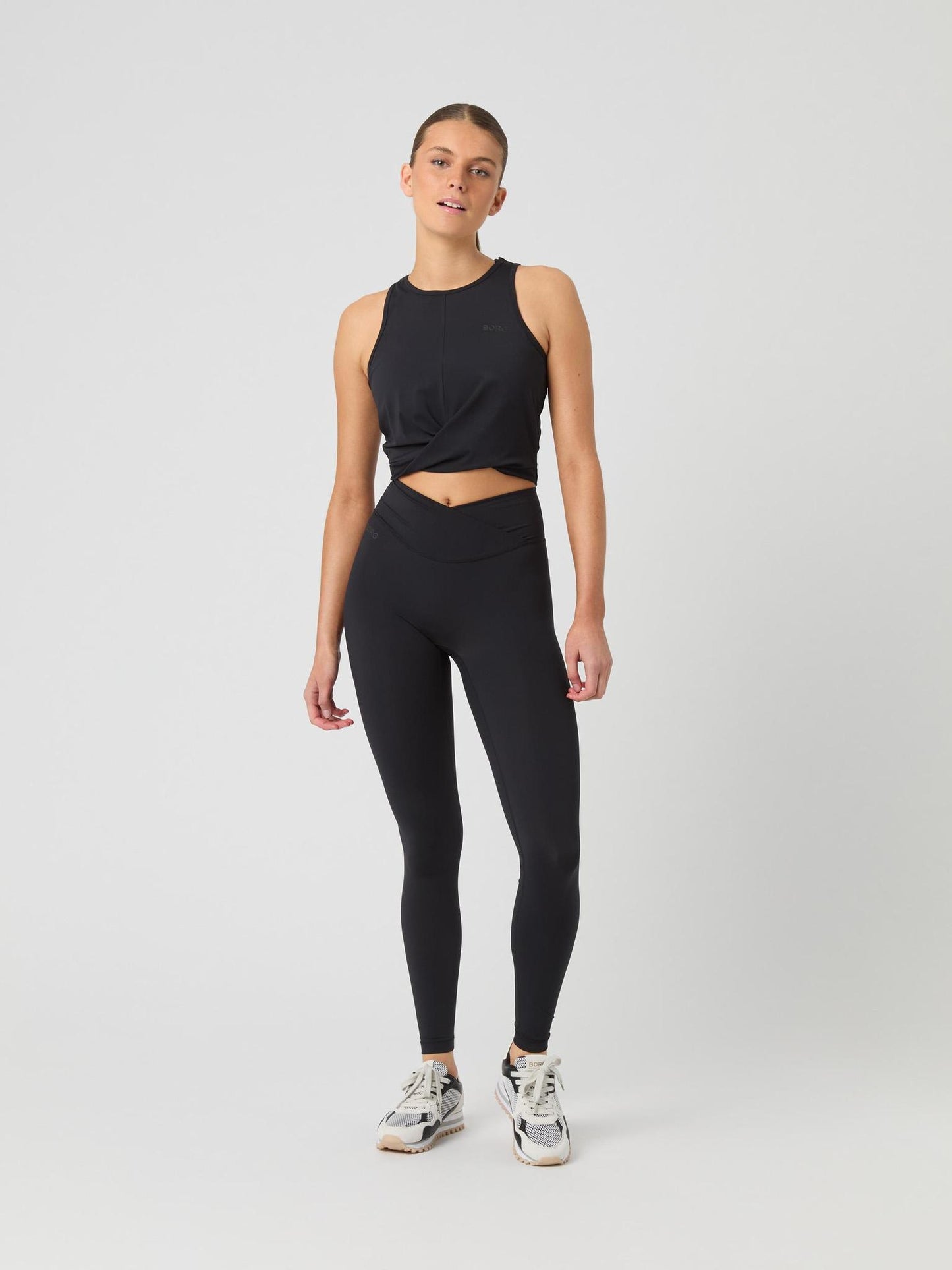 Bjorn Borg Γυναικείο Τοπ - Studio Cross Tank Top - Black Beauty