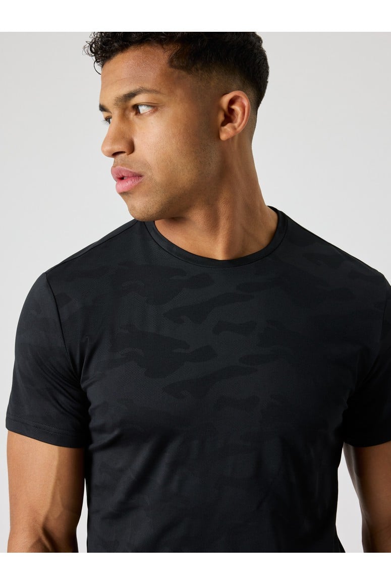 Bjorn Borg Ανδρικό T-Shirt - Borg Performance T-Shirt - Black Beauty