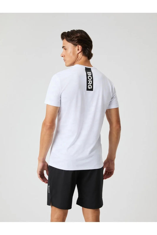 Bjorn Borg Ανδρικό T-Shirt - Borg Performance T-Shirt - Brilliant White