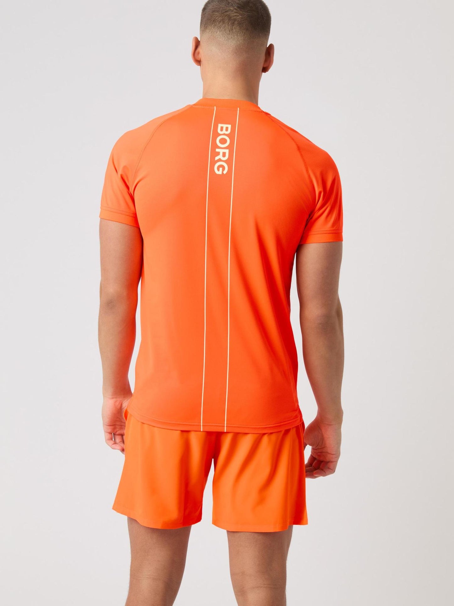 Bjorn Borg Ανδρικό Αθλητικό Polo - Ace Zip Polo Shirt - Orange