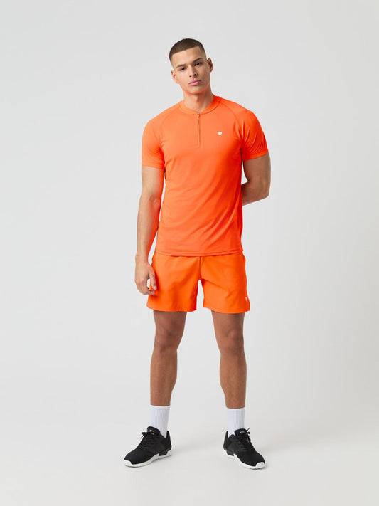 Bjorn Borg Ανδρικό Αθλητικό Polo - Ace Zip Polo Shirt - Orange