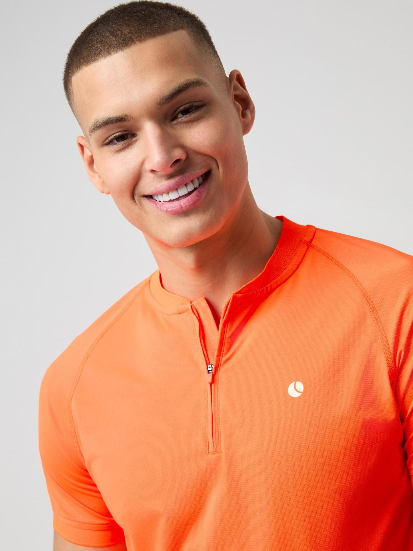 Bjorn Borg Ανδρικό Αθλητικό Polo - Ace Zip Polo Shirt - Orange