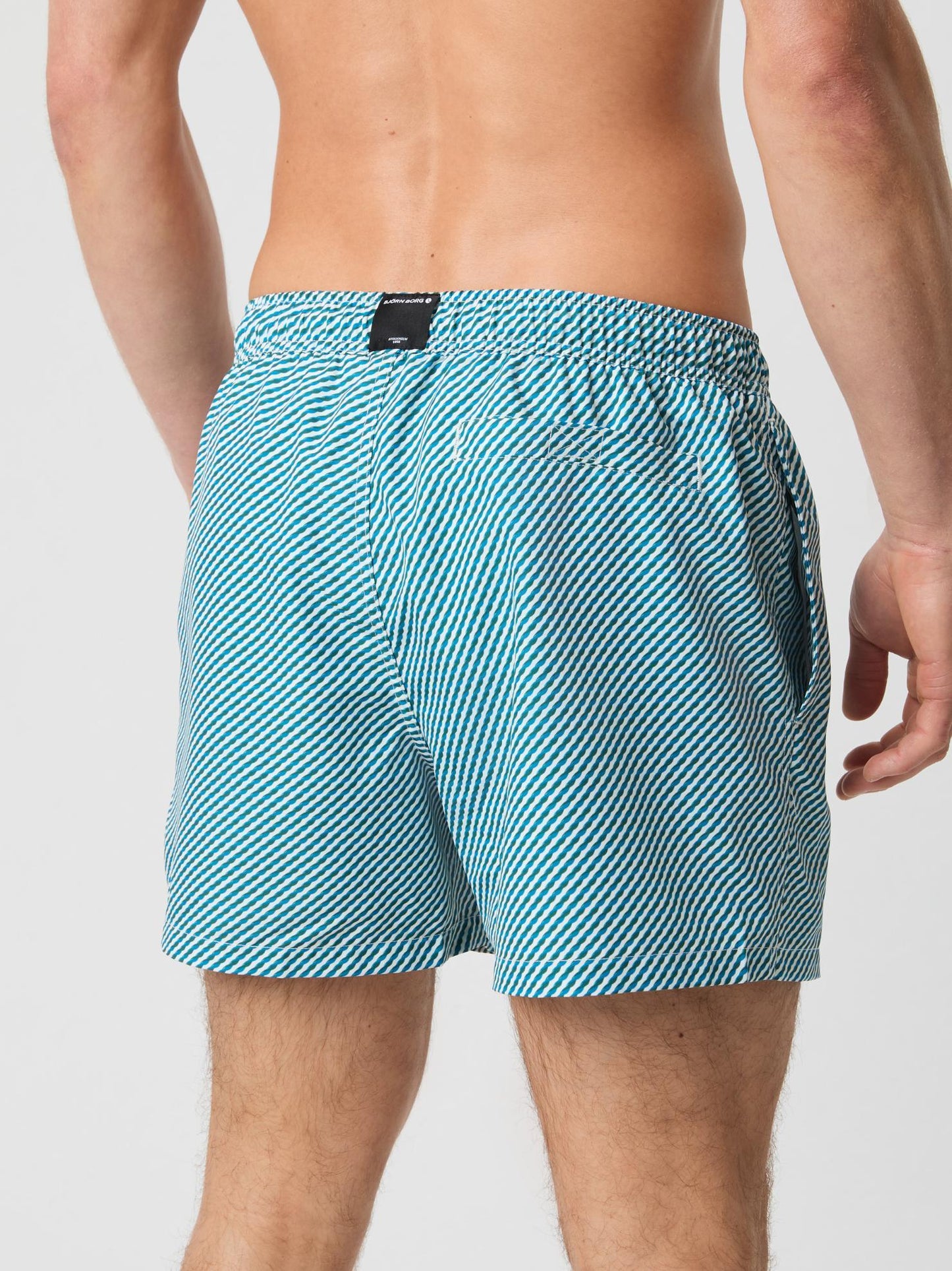 Bjorn Borg Ανδρικό Μαγιό - Borg Print Swim Shorts - BB Candy Stripe 2