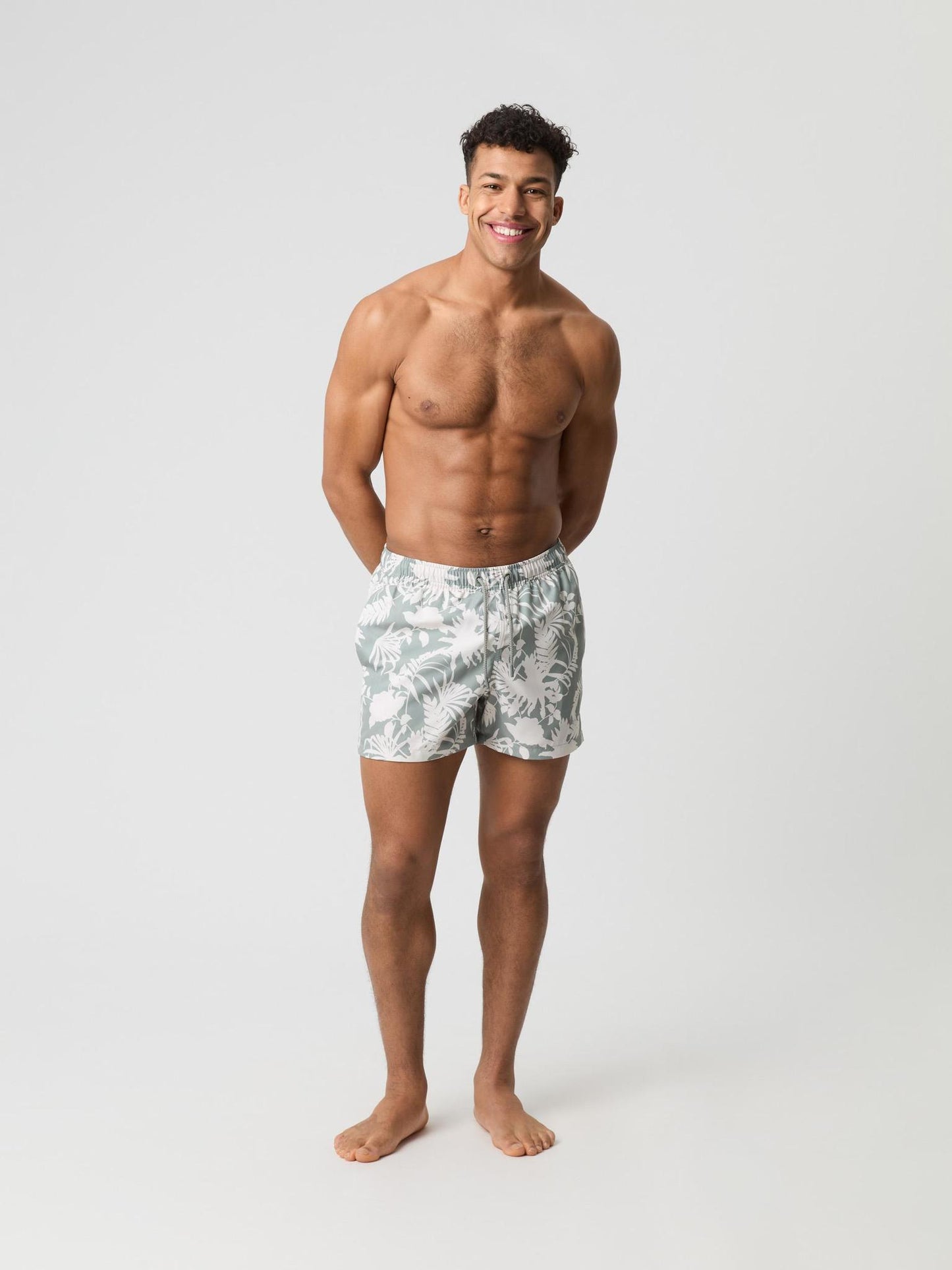 Bjorn Borg Ανδρικό Μαγιό - Borg Print Swim Shorts - BB Dark Jungle 5