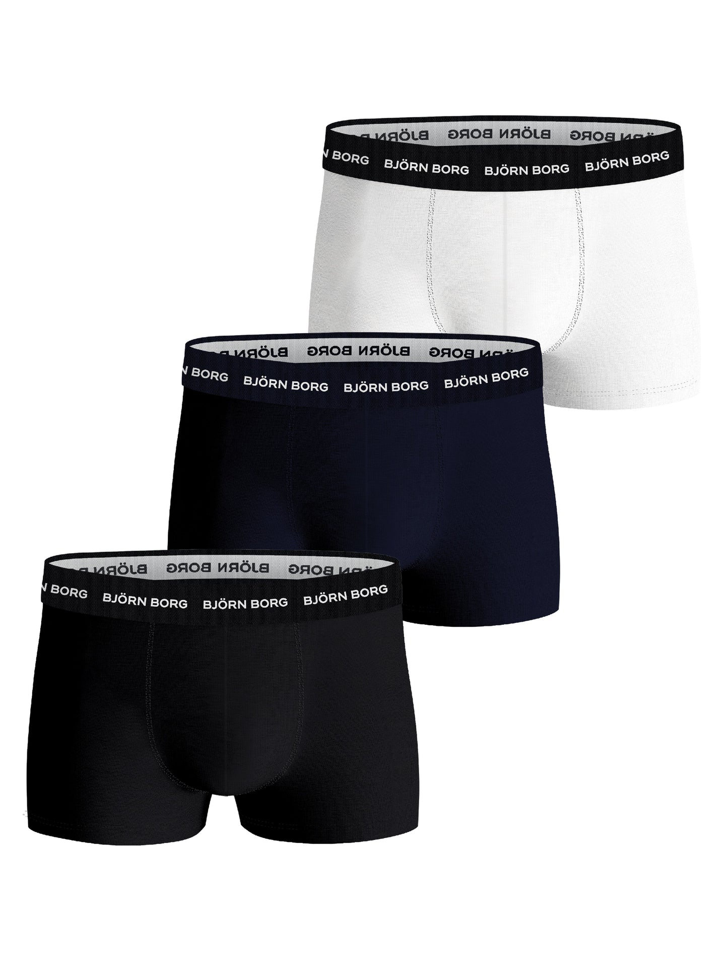 Bjorn Borg Ανδρικά Εσώρουχα 3τεμ. - Cotton Stretch Trunk 3p - Multicolor