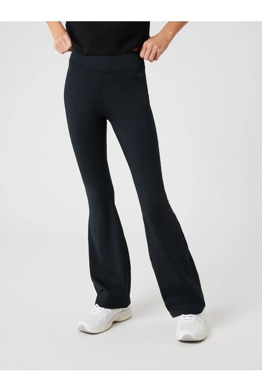 Bjorn Borg Παιδικό Παντελόνι Καμπάνα - Flare Leggings - Black Beauty