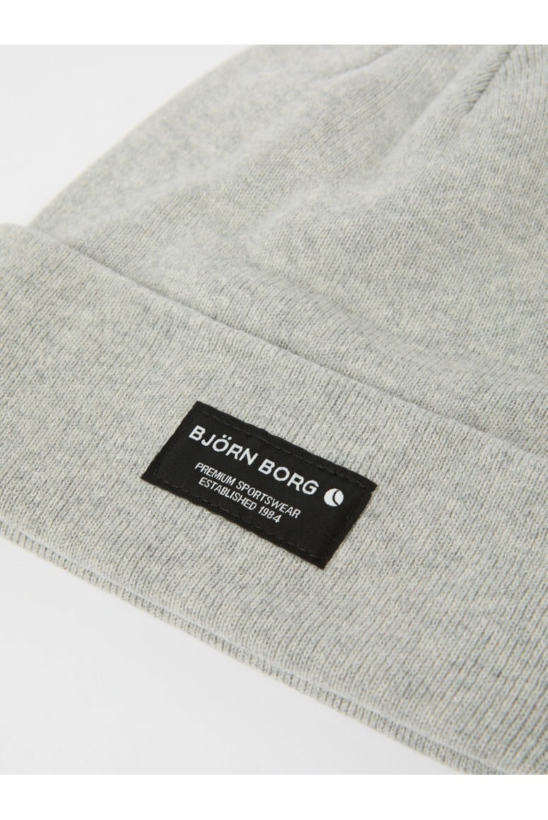 Bjorn Borg Σκούφος - Centre Beanie - Light Grey Melange