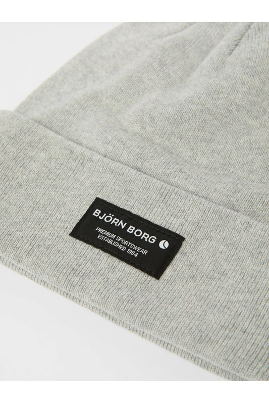 Bjorn Borg Σκούφος - Centre Beanie - Light Grey Melange