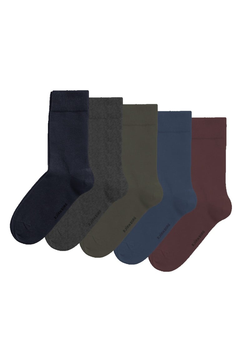 Bjorn Borg Κάλτσες Unisex 5 τεμ. - Essential Ankle Sock 5p - Multipack 1
