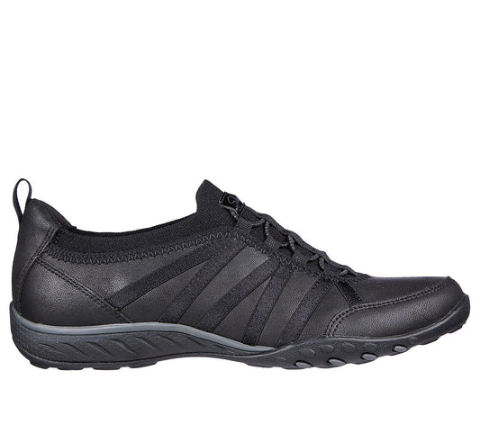 Skechers Παπούτσι Γυναικείο - Relaxed Fit: Breathe-Easy - Remember Me -100371-BBK - Black