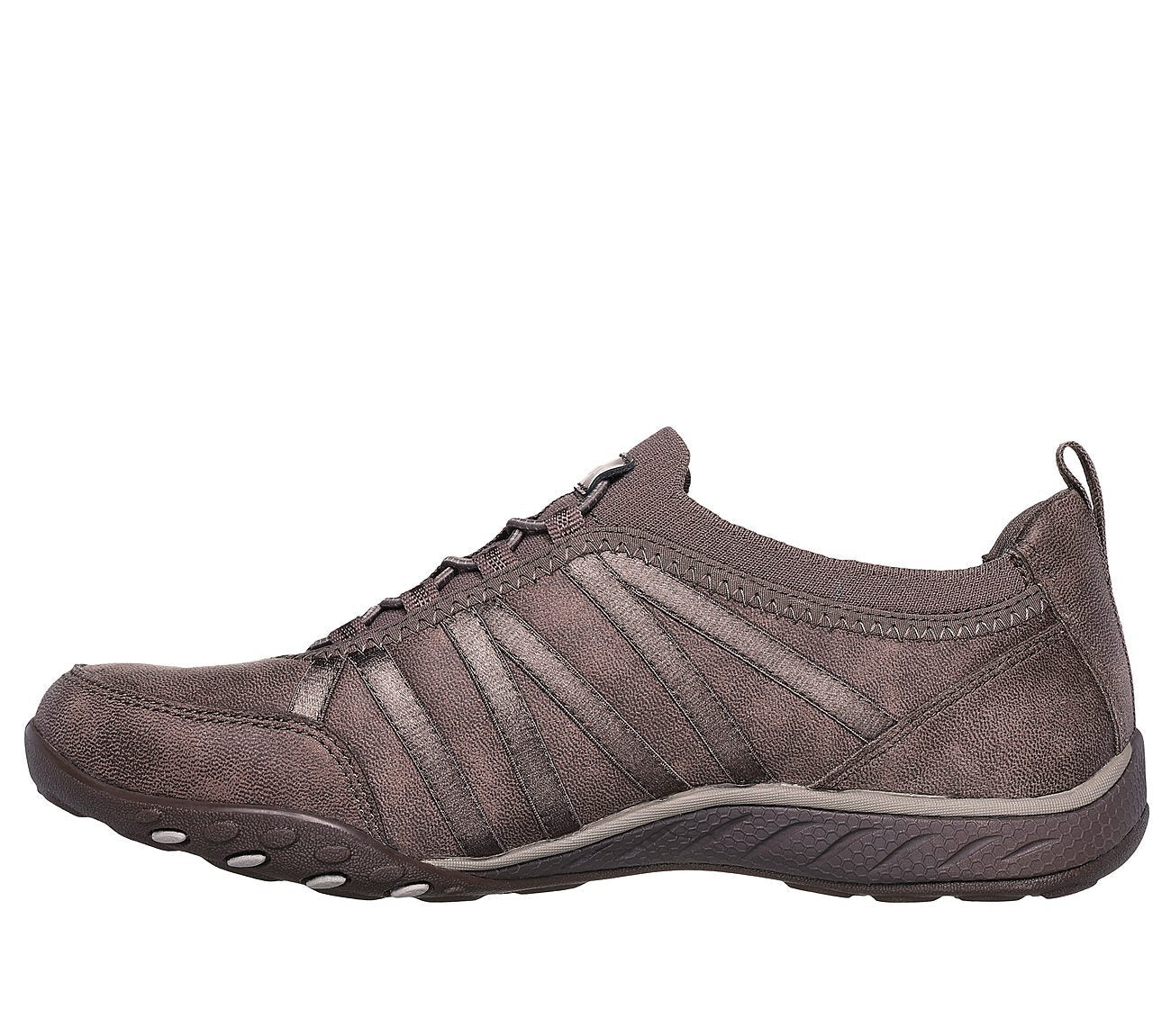 Skechers Παπούτσι Γυναικείο - Relaxed Fit: Breathe-Easy - Remember Me -100371-DKTP - Dark Brown