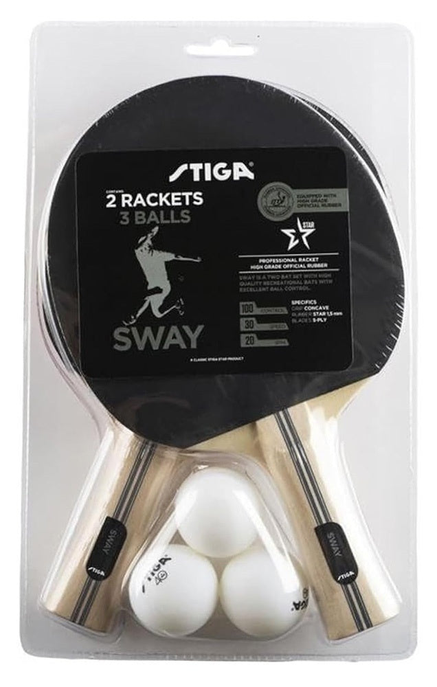 Stiga Σετ Ping Pong (2 ρακέτες + 3 μπαλάκια) - 1210-5518-01