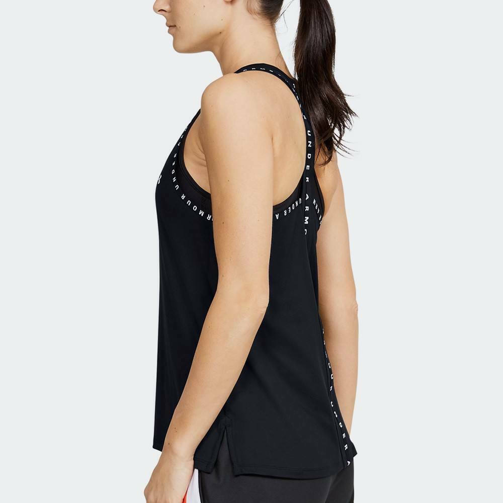 Under Armour Γυναικεία Αθλητική Μπλούζα Αμάνικη Μαύρη 1351596-001 - Knockout Tank - Black - E