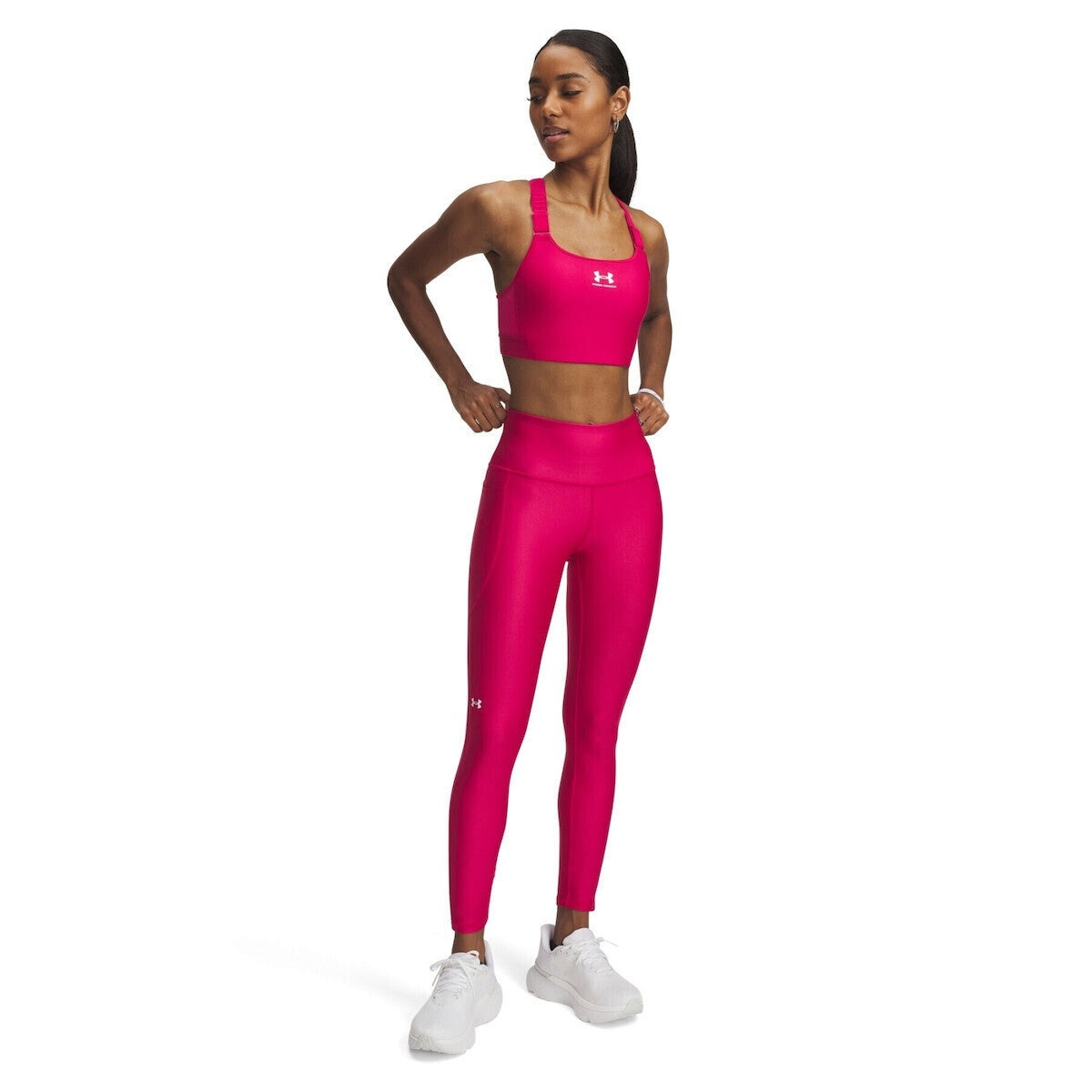 Under Armour Γυναικείο Αθλητικό Κολάν - Tech Hi Ankle Leg 1365335-681 Shaded Fuchsia