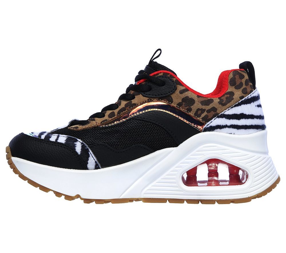 Skechers Παπούτσι Γυναικείο - Uno Hi - The Hunt 155007_BKMT Black