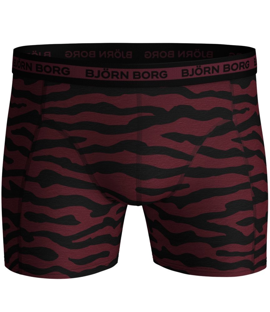 Bjorn Borg Ανδρικά Εσώρουχα 3 τεμάχια - BB 2Tiger Sammy Shorts 3p - Winetasting