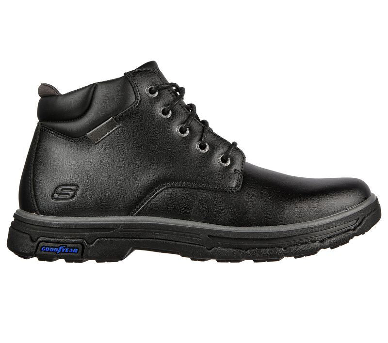 Skechers Μποτάκι Ανδρικό - Relaxed Fit: Segment 2.0 - Brogden - 204394-BLK - Black