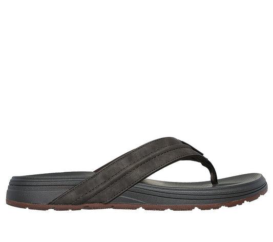 Skechers Σαγιονάρα Ανδρική - Relaxed Fit: Patino - Marlee 205111-CHOC BROWN