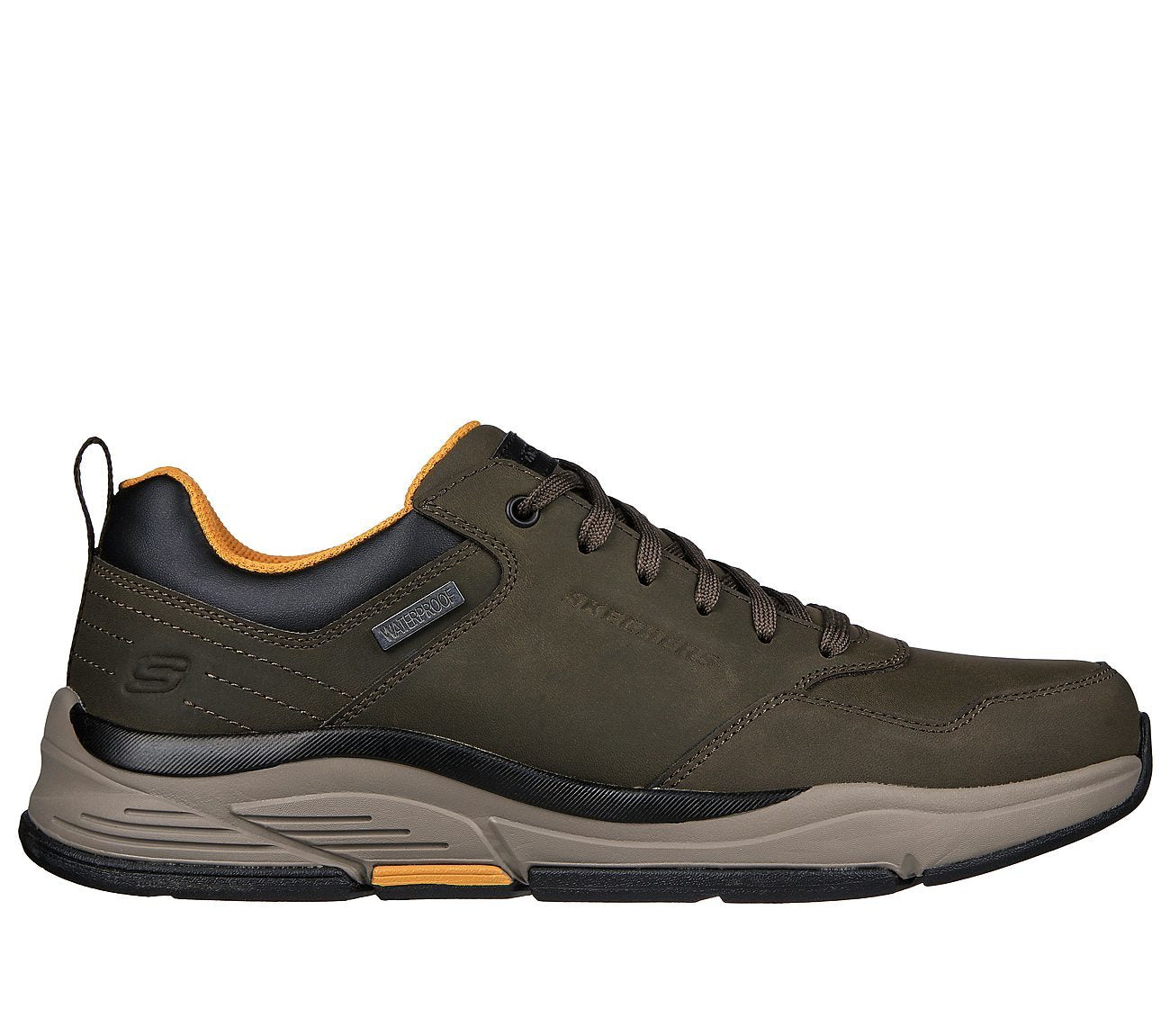 Skechers Παπούτσι Ανδρικό - Relaxed Fit: Benago - Hombre 210021-OLV - OLIVE