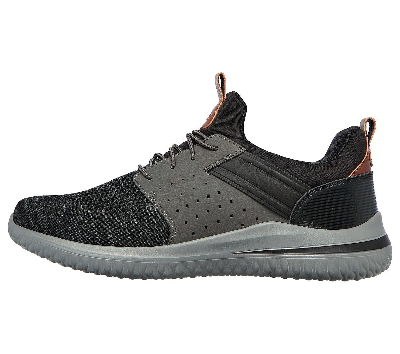 Skechers Παπούτσι Ανδρικό - Delson 3.0 - Cicada 210238-BKGY Black
