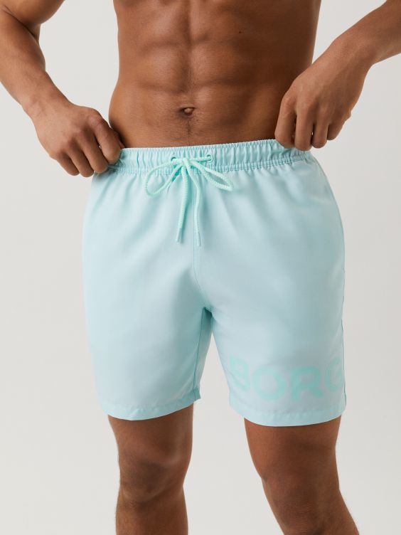 Bjorn Borg Μαγιό Ανδρικό - Sheldon BB Swim Short 1p - Blue Tint