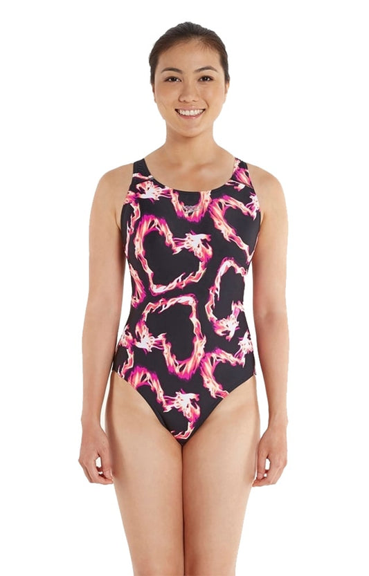 Speedo - Μαγιό Γυναικείο Speedo ALLOVER POWERBACK PRINT 3