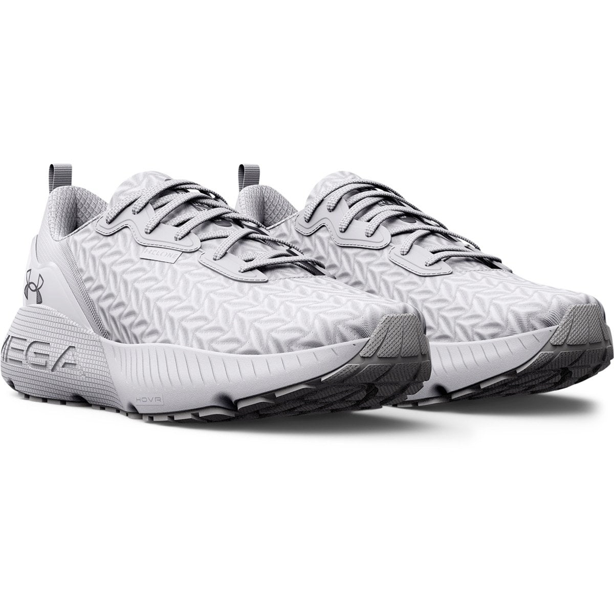 Under Armour Παπούτσι Ανδρικό - UA HOVR Mega 3 Clone - 3025308-100 - White Metallic Silver