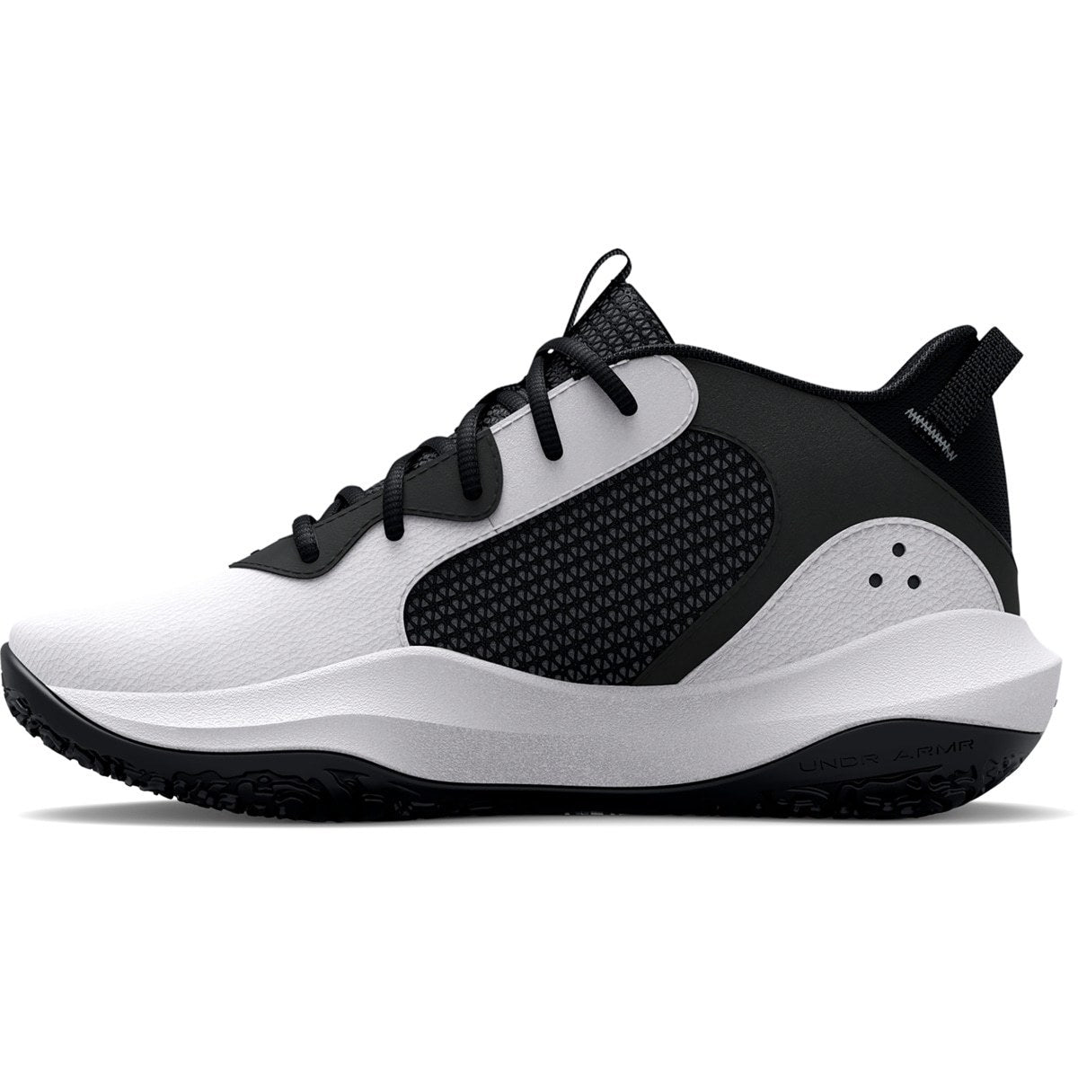 Under Armour Παπούτσι Μπάσκετ Παιδικό - PS Lockdown 6 - 3025618-101 White Black