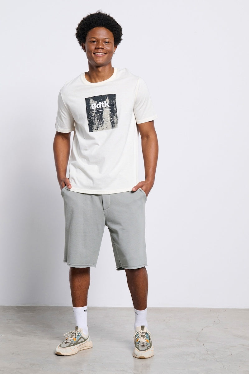 BodyTalk Ανδρική Κοντομάνικη Μπλούζα - 1241-956228-00211 - Off White