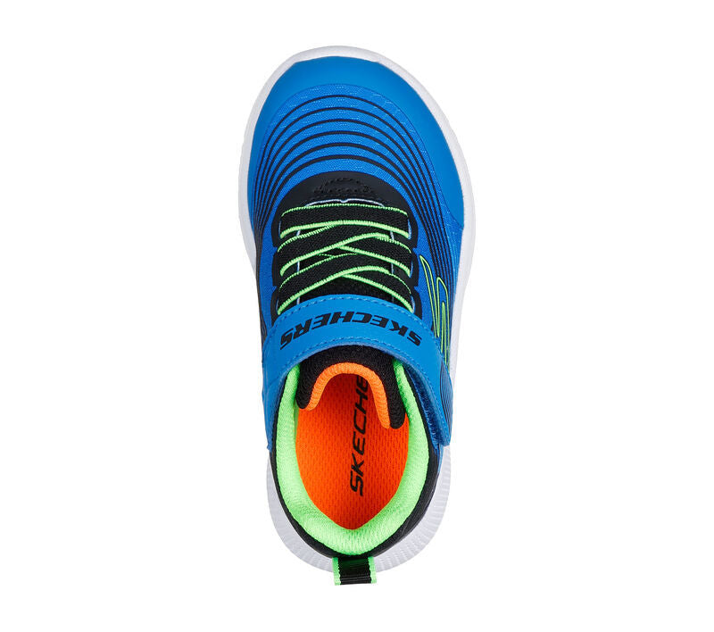 Skechers Παπούτσι Παιδικό Για Αγόρι - Microspec Advance Toddler Gore Strap - 403926N-BLLM - Blue