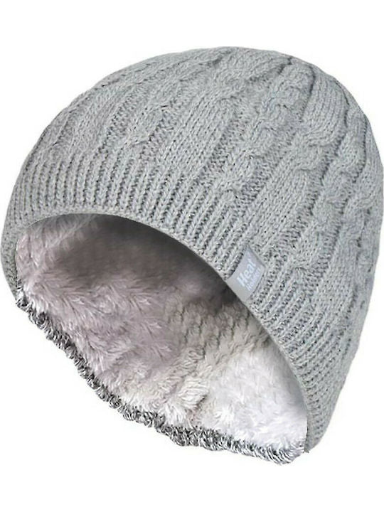 Heat Holders Γυναικείος Σκούφος - Cable Hat - Twist - 80113-0506 - Light Grey