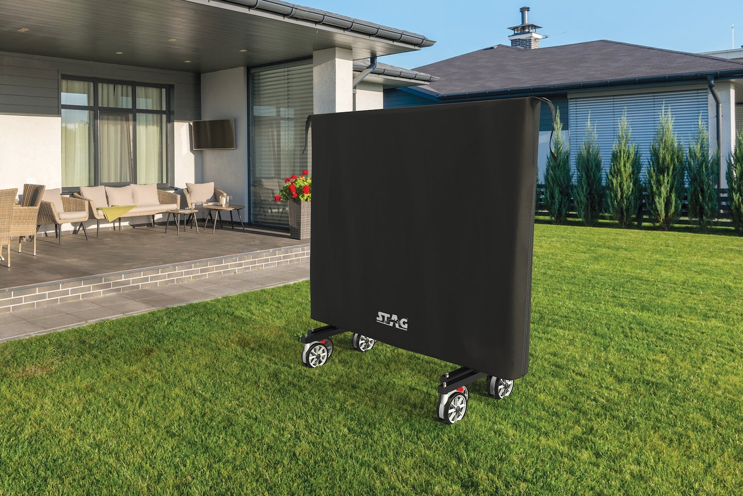 Stag - Κάλλυμα για Τραπέζι Ping Pong 2-in-1 Folding & Flat (160x155x30εκ) - 42891