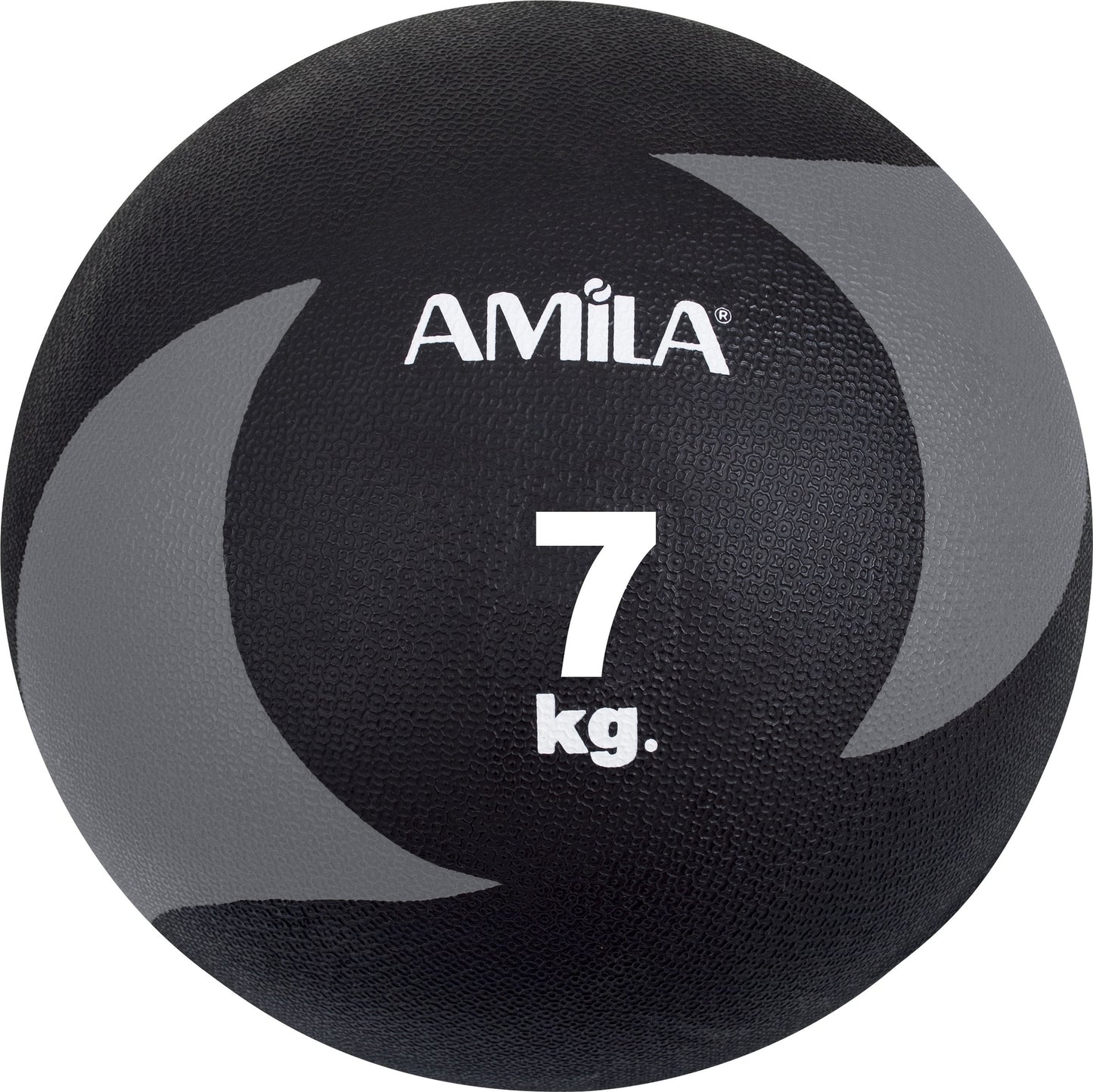 Amila Μπάλα Medicine Ball Original Rubber 7Kg - Grey - 44634