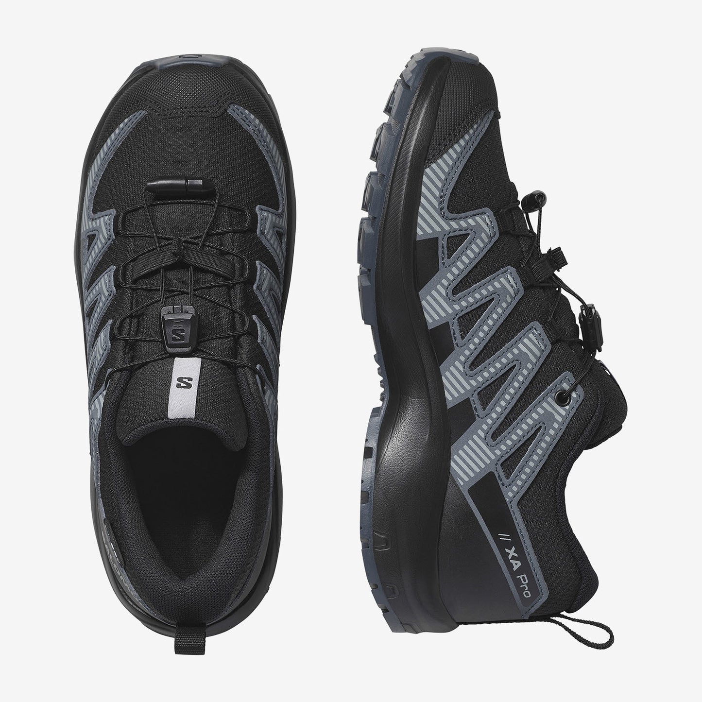 Salomon Παπούτσι Παιδικό Αδιάβροχο - XA PRO V8 WATERPROOF - 477293 - Μαύρο Γκρι Turbulence Quarry