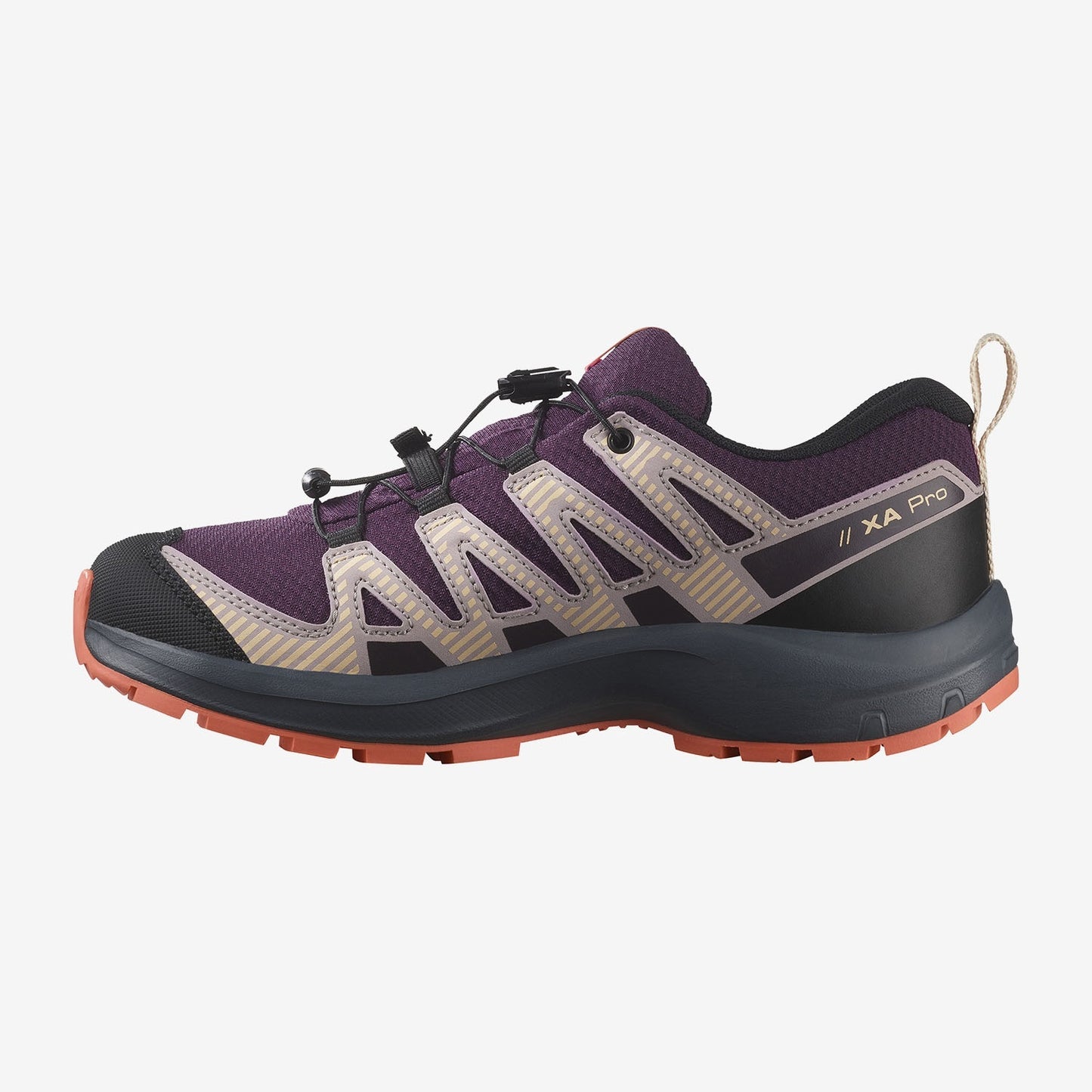 Salomon Παπούτσι Παιδικό Αδιάβροχο - XA PRO V8 WATERPROOF - 478571 ΚΑΦΕ Plum Kitten