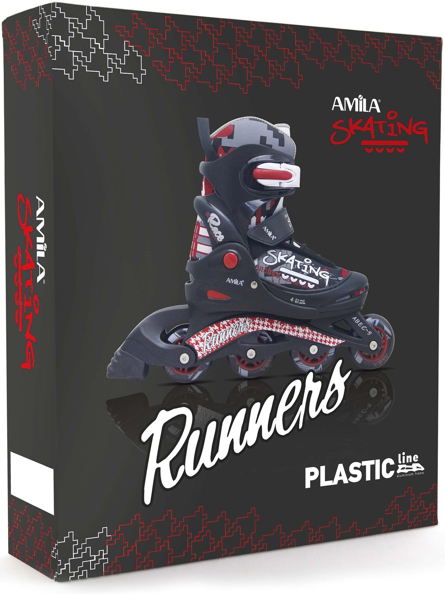 Amila Inline Rollers - Size 30-33 - Black - 48926